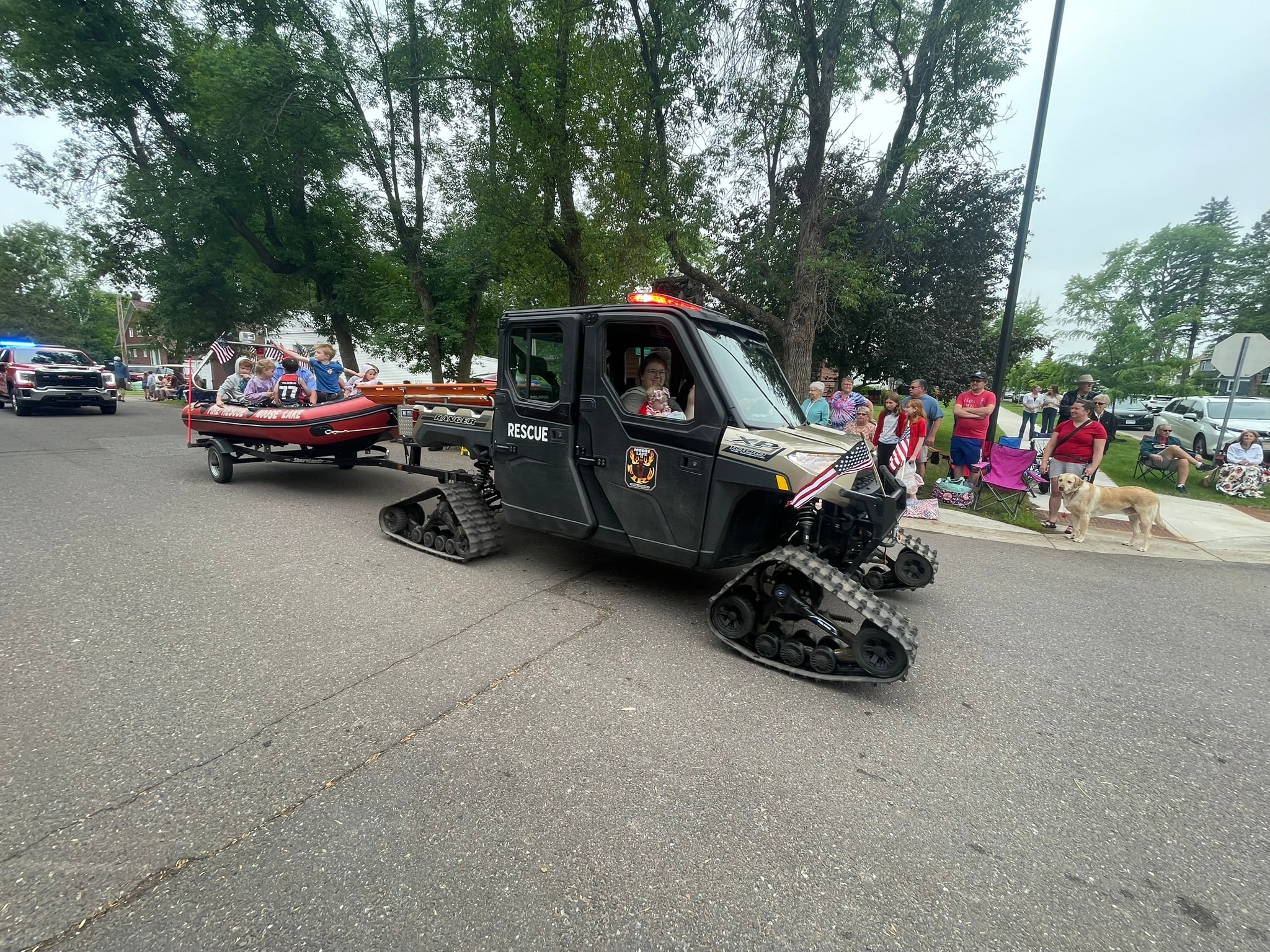 Moose Lake Fire District ATV and utility trailer