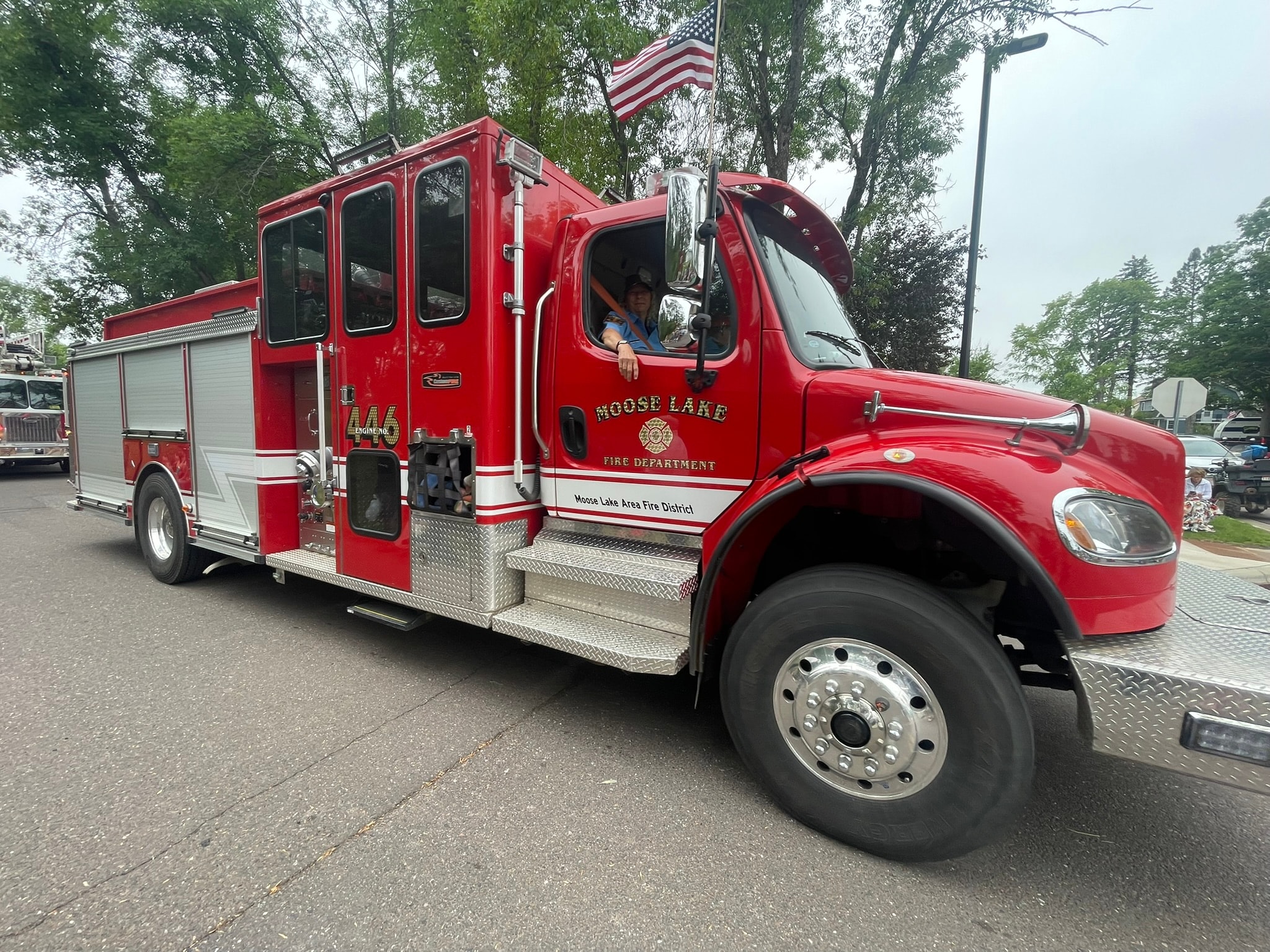 Moose Lake Fire District Unit 446 fire engine