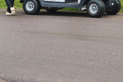 Vehicle at golf scramble fundraiser September 2025