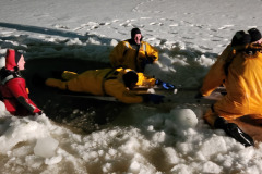 Ice rescue training January 2023