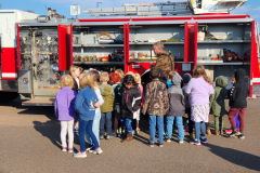 Fire prevention at Moose Lake School 2022