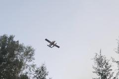 Small aircraft in flight — County Road 11 wildland fire 2023
