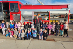 Fire prevention at Moose Lake School 2022