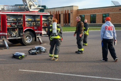 Fire prevention at Moose Lake School 2022