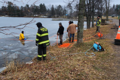 Ice rescue training 2023