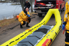 Ice rescue training 2023