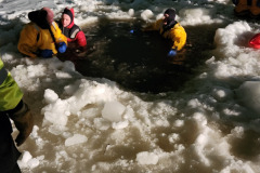 Ice rescue training January 2023